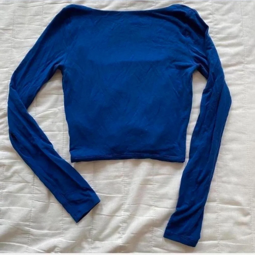 Wilfred Blue Long Sleeve Top - Picture 3 of 5